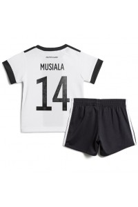 Fotbalové Dres Německo Jamal Musiala #14 Dětské Domácí Oblečení MS 2022 Krátký Rukáv (+ trenýrky)